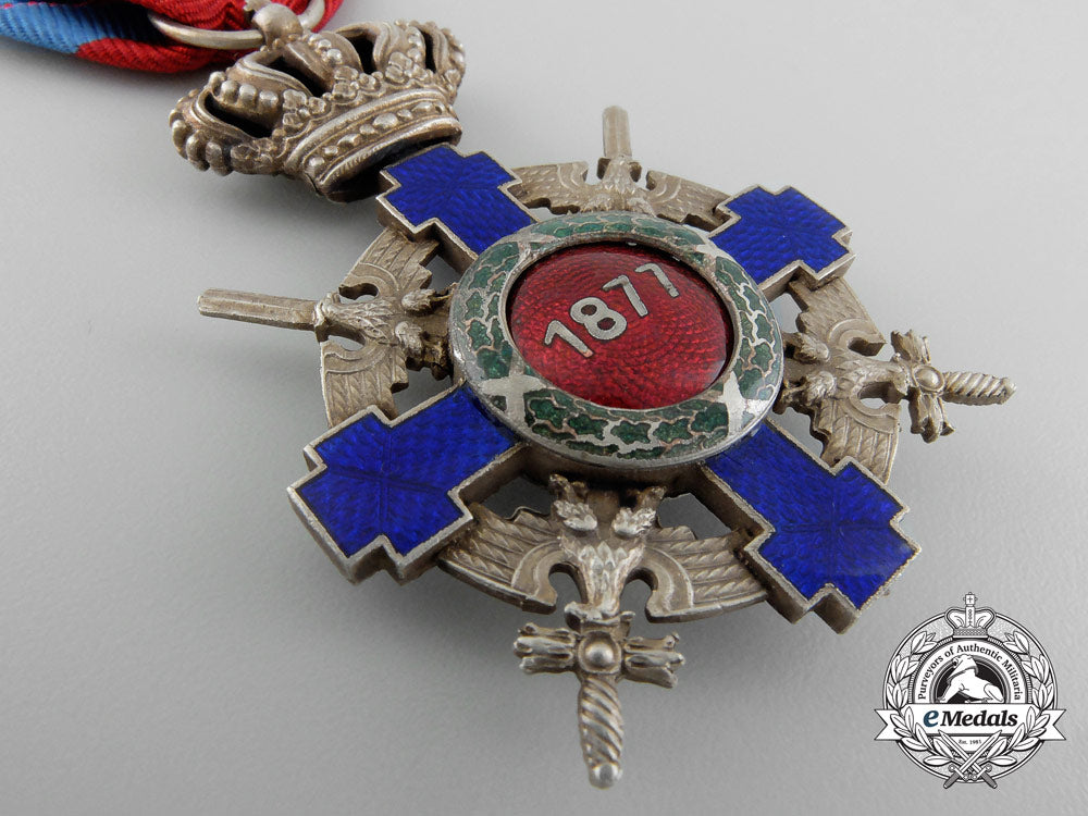 an_order_of_the_star_of_romania;_knight_with_crossed_swords_c_4248