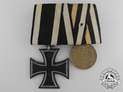 An 1870 Iron Cross 2Nd Class Pair, Franco-Prussian War