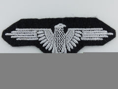 A Waffen-Ss Sleeve Eagle; Enlisted Version