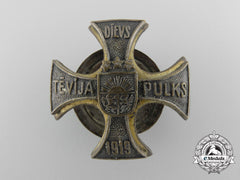 An Latvian Cavalryman's Badge; Numbered