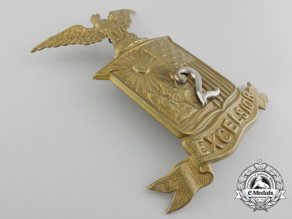 a_united_states_civil_war_era_new_york_state2_nd_excelsior_brigade_shako_cap_badge_c_4730