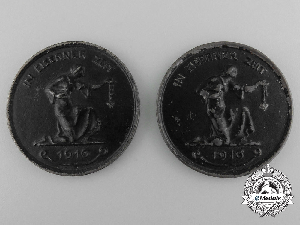 two1916_german_first_war_gold_donation_coins_by_hermann_haseaus_c_4749