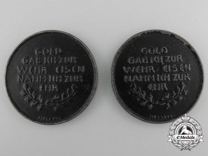 two1916_german_first_war_gold_donation_coins_by_hermann_haseaus_c_4750