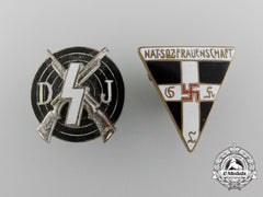 A Lot Of Two German Civilian Badges