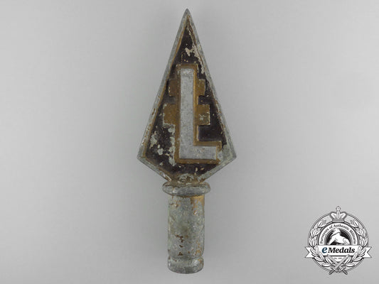 a1930’_s_hungarian_levante_organization_flag_pole_topper_c_4845