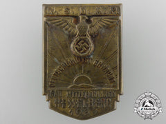 A 1933 Nsdap District Mittelfranken Hesselberg Badge