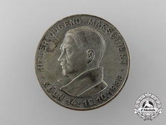A 1933 District Of Köln H.j Marching Badge By Paulmann & Crone