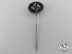 A Waffen-Ss Patron Member Lapel Pin By Deschler