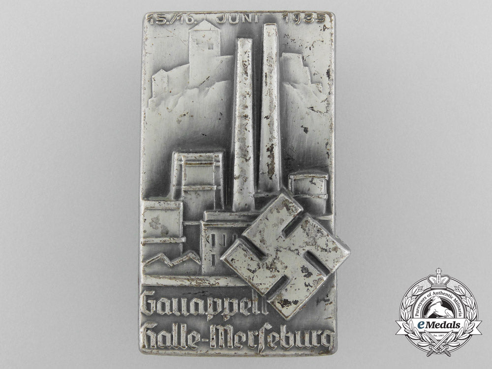 a1935_gauappell_halle-_merseburg_german_labour_front_industrial_badge_c_5318