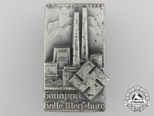 a1935_gauappell_halle-_merseburg_german_labour_front_industrial_badge_c_5318