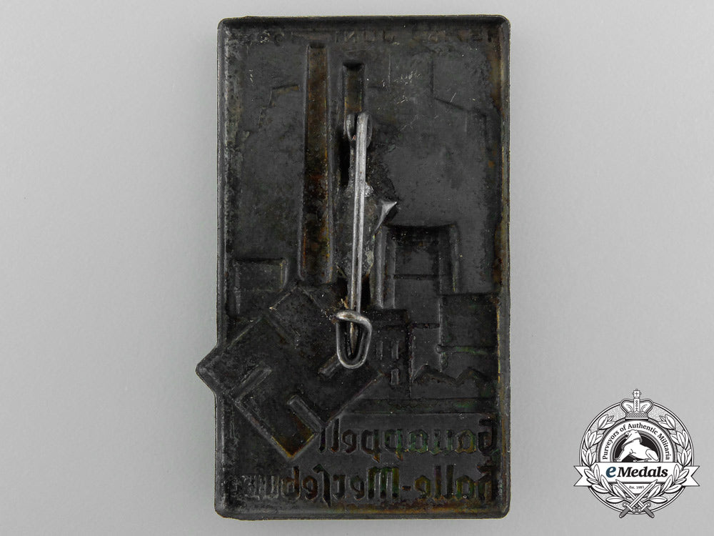 a1935_gauappell_halle-_merseburg_german_labour_front_industrial_badge_c_5319