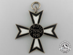 An Imperial German Battle Of Verdun Commemorative Cross By Fleck & Sohn