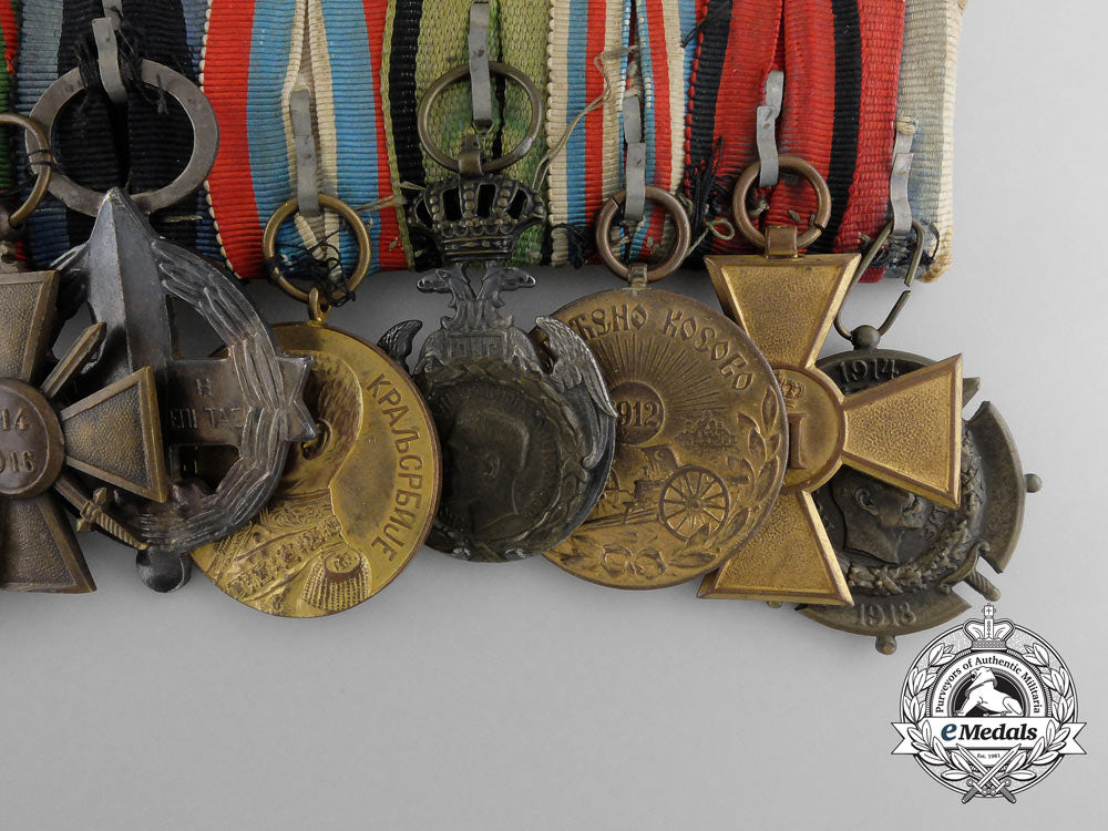 a_fine&_unusual_serbian_first_war_officer’s_group_of_twelve_c_5630