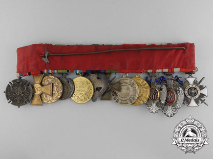 a_fine&_unusual_serbian_first_war_officer’s_group_of_twelve_c_5631