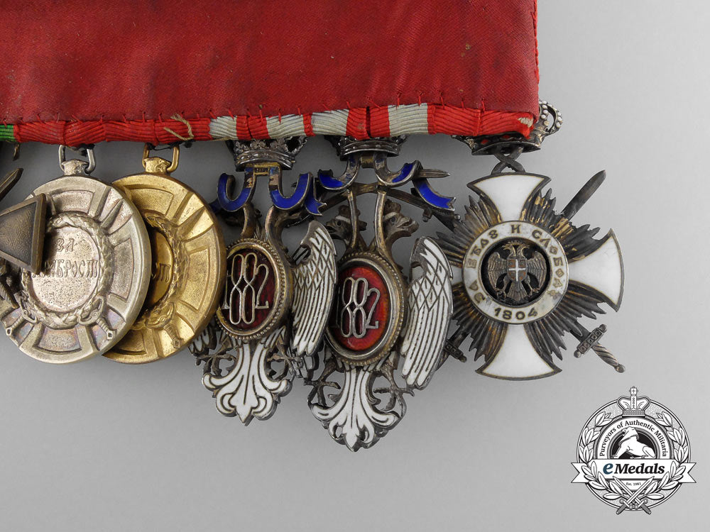 a_fine&_unusual_serbian_first_war_officer’s_group_of_twelve_c_5634
