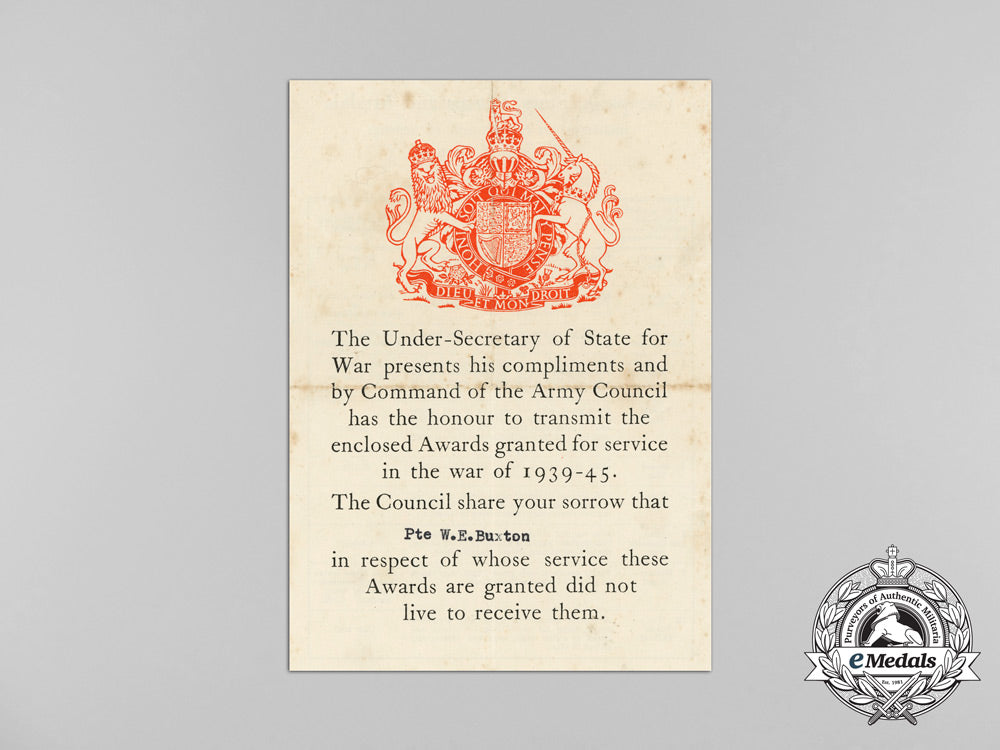 a_second_war_grouping_to_private_buxton;_border_regiment_kia_in_india1944_c_5647