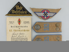 An Hj Grouping From Estate Of 'Scharführer Helmut Schäfer Aus Herford'