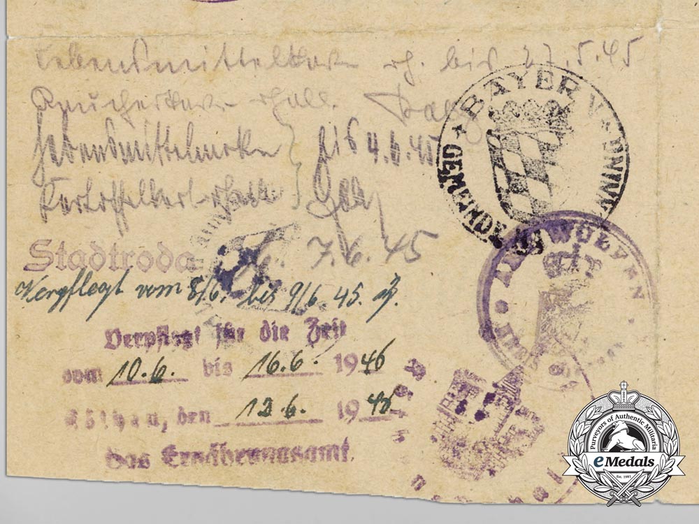a1945_wehrmacht_discharge_certificate_signed_by_major_general_kittel_c_5738