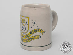 A Flensburg 50Th German Communications Division Christmas Beer Stein