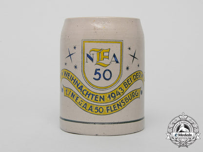 a_flensburg50_th_german_communications_division_christmas_beer_stein_c_5944
