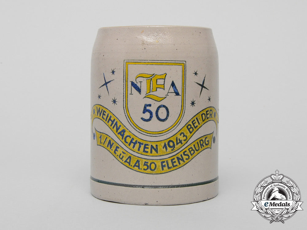 a_flensburg50_th_german_communications_division_christmas_beer_stein_c_5944