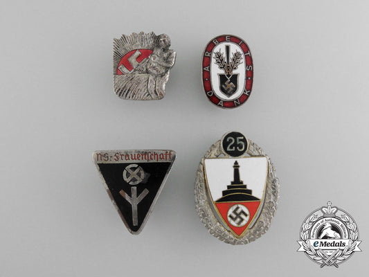 a_lot_of_four_german_second_war_badges_c_6008