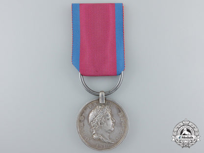 a_hanoverian_waterloo_medal_to_lieutenant_friedrich_von_maidel;_osnabrueck_light_battalion_c_606