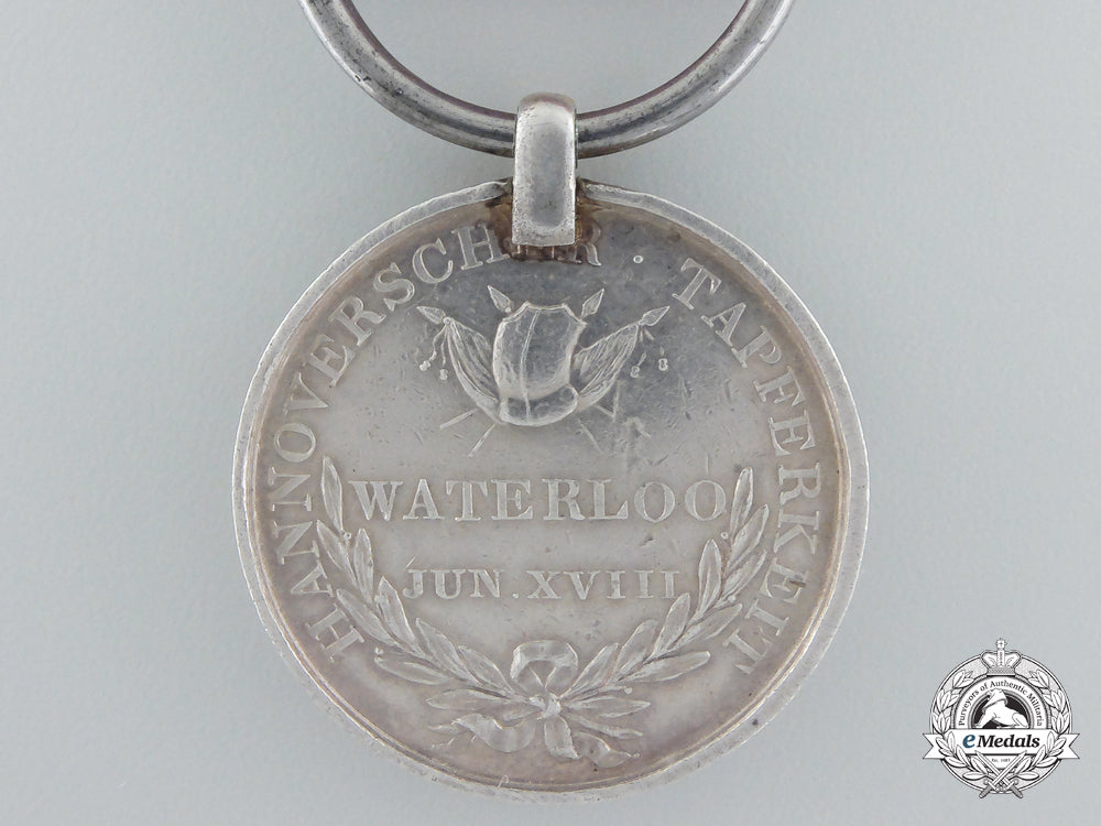 a_hanoverian_waterloo_medal_to_lieutenant_friedrich_von_maidel;_osnabrueck_light_battalion_c_608