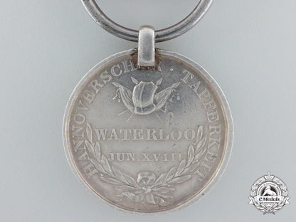 a_hanoverian_waterloo_medal_to_lieutenant_friedrich_von_maidel;_osnabrueck_light_battalion_c_608