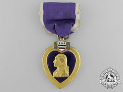 A Purple Heart To Lt. Colonel John W. Therrell Who Was Wounded In Action In Vietnam