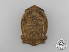 A 1929 10Th Anniversary Of The German Black/Red/Gold Flag Badge By Bremer