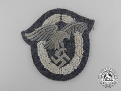 A Luftwaffe Observer's Badge; Cloth Version