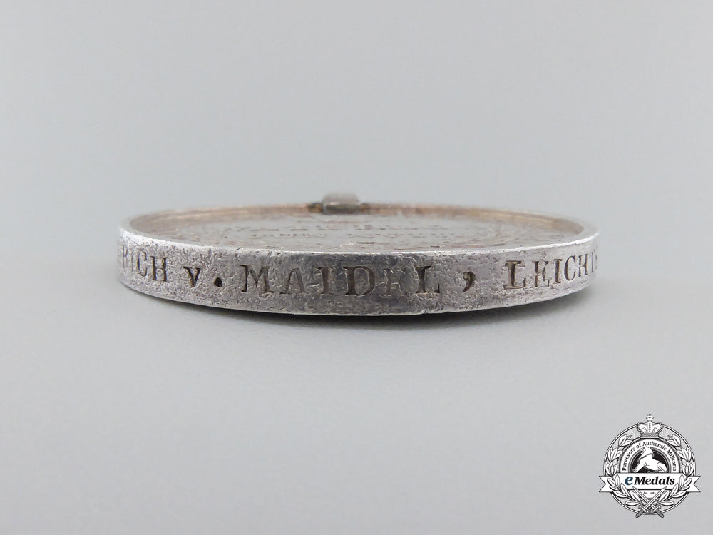 a_hanoverian_waterloo_medal_to_lieutenant_friedrich_von_maidel;_osnabrueck_light_battalion_c_611