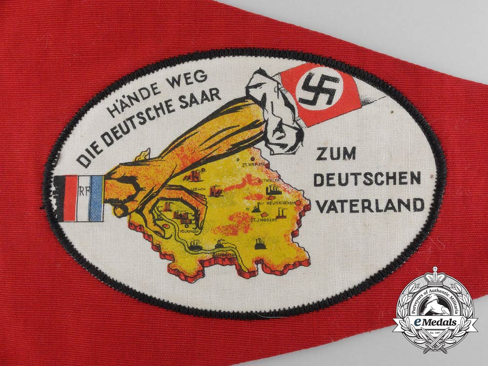 a"_hands_off_the_german_saarland"_pennant_c_6223