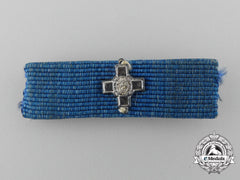 A George Cross Ribbon Bar Attributed To Dr. Arthur Richard "Dick" Cecil Butson Am/Gc, Omm, Cd*, Cstj