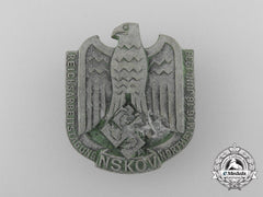 A 1939 Northeim National Socialist War Victim’s Care Job Fair Badge By Deschler & Sohn