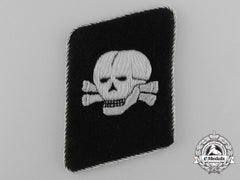 A Mint Ss Totenkopf Officer’s Collar Tab; Rzm Tagged