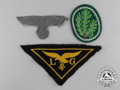 A Lot Of Three German Second War Cloth Insignia