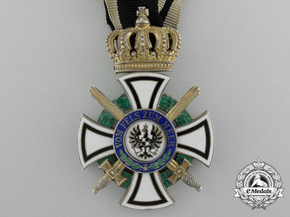 a_prussian_house_order_of_hohenzollern;_knight's_cross_with_swords_by_friedlander_c_6637
