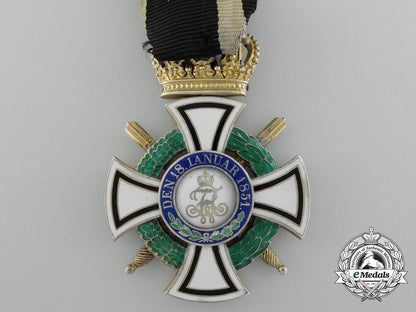 a_prussian_house_order_of_hohenzollern;_knight's_cross_with_swords_by_friedlander_c_6638