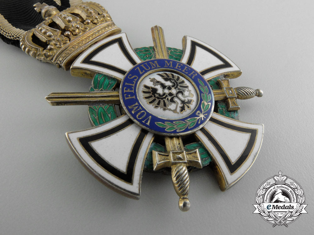 a_prussian_house_order_of_hohenzollern;_knight's_cross_with_swords_by_friedlander_c_6640