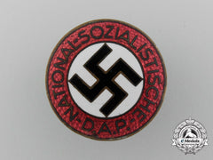 A Nsdap Party Member Lapel Badge By Ferdinand Wagner