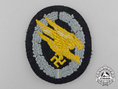 a_mint_luftwaffe_fallschirmjäger_badge;_cloth_version_c_6660