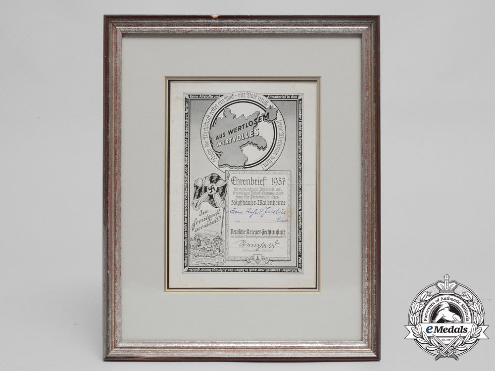 an_honour_letter_from_german_reich_warrior_league_to_richard_justus_and_family_c_6676