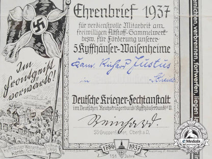 an_honour_letter_from_german_reich_warrior_league_to_richard_justus_and_family_c_6678