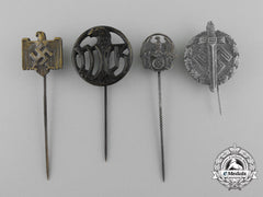 A Lot Of Four German Stick Pins