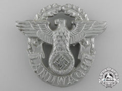 A Second War Landwacht Police Auxiliary Cap Badge