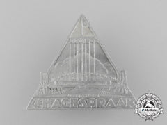 A 1939 Dutch Nsb Hagespraak Meeting Badge