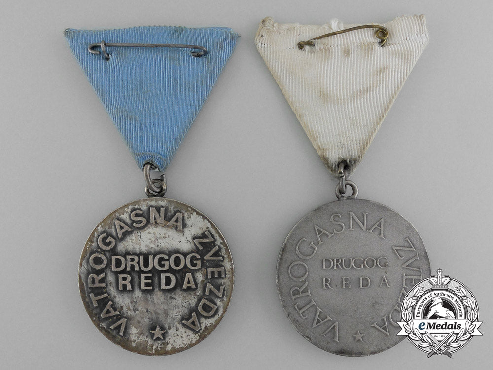 socialist_yugoslavia,_socialist_republic._two_firefighting"_fire_star"_medals;_silver_grade_c_6922