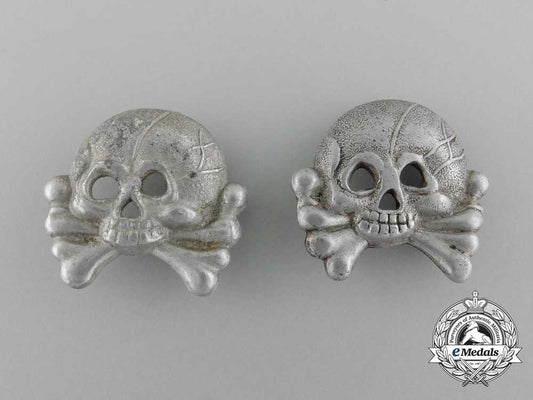 two_army_panzer_collar_tab_skulls_c_7016